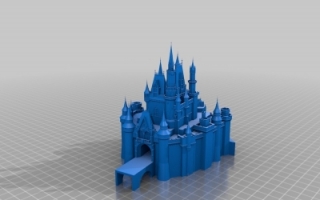 迪士尼城堡 模型下载