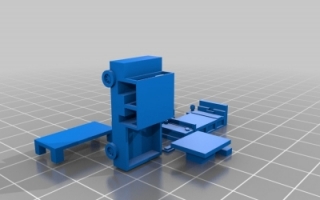 有车库的别墅 3d模型下载