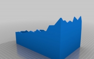 毁坏的楼 3d模型stl下载