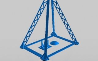 深空网络波束波导站 stl下载
