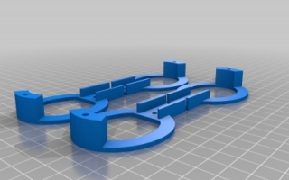 四翼飞行器 3d stl下载