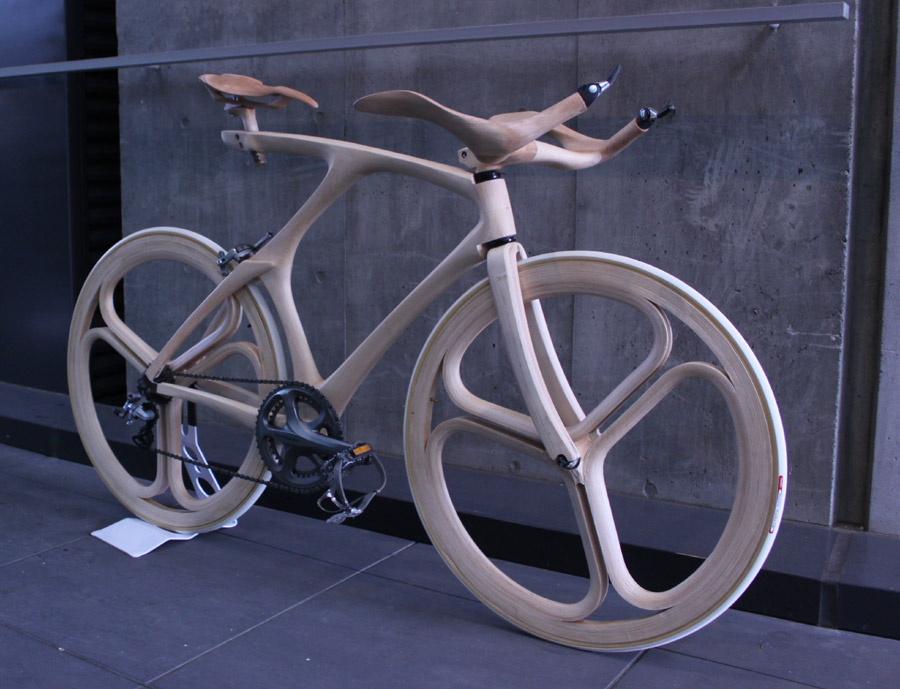 全木制自行车 wooden bike by yojiro oshima