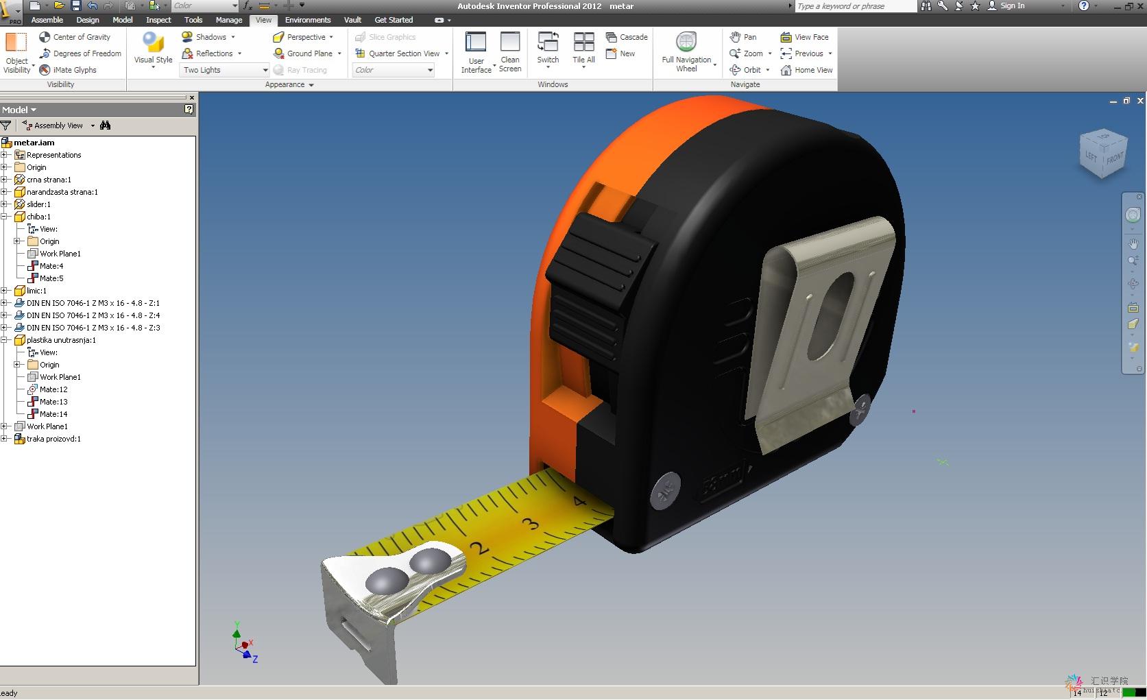 мебель в autodesk inventor